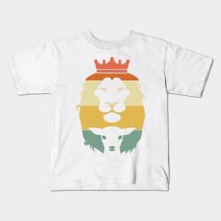 Christian Apparel Clothing Gifts - Lion Lamb Kids T-Shirt